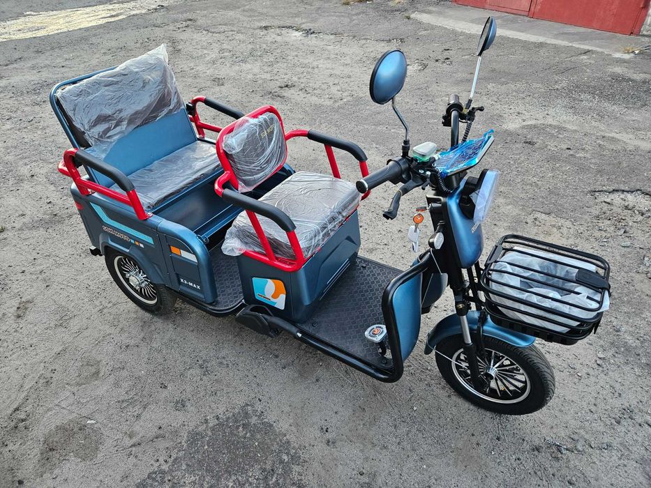 Електро трицикл Sokmoto X3 MAX електроскутер трайк