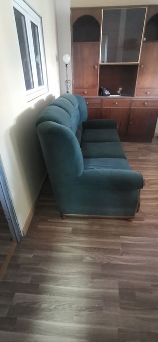 Sofá 3 lug. com Cama - Como Novo