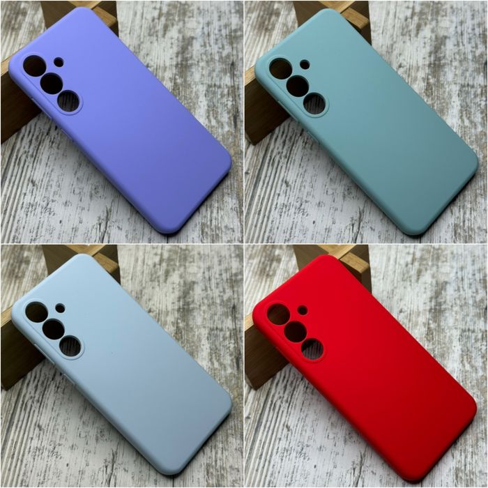 Чехол софттач Silicone Case на Samsung S25 FE. Микрофибра Чохол