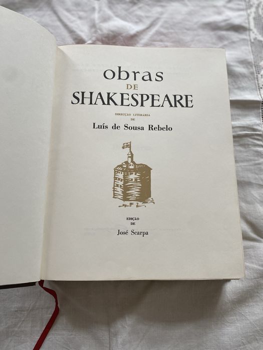 Livro Antigo "Obras de Shakespeare" -1960