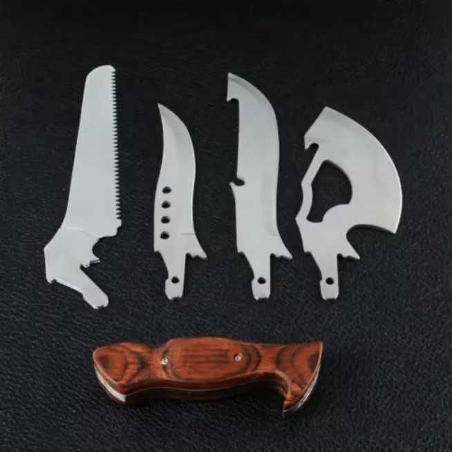 TOPOREK SIEKIERA taktyczna nóż piła 4w1 survival multitool