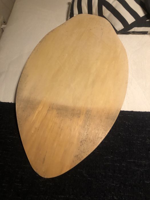 Prancha de Skimboard em madeira