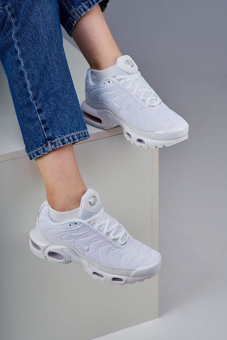 Кросівки Кроссовки Nike Air Max TN Full White Білий Белый Кросовки повсякденні