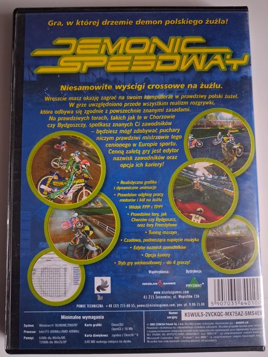 Gra PC CD-ROM jak nowa