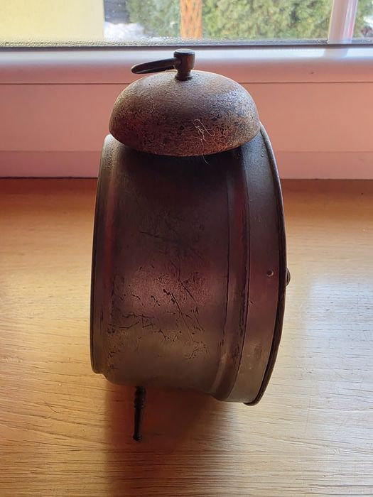 Budzik przedwojenny FMS,ładny stan