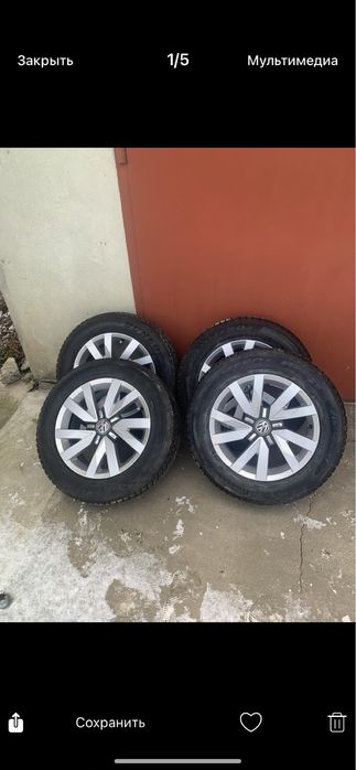 Диски  оригинал r 16/5/112 VW Passat b8 b7 b6 b5 Golf caddy touran