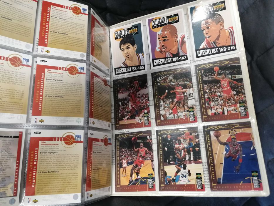Album kolekcjonerskich kart NBA z 1994/1995