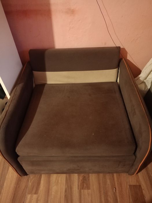 Sofa rozkładana , fotel jednoosobowy