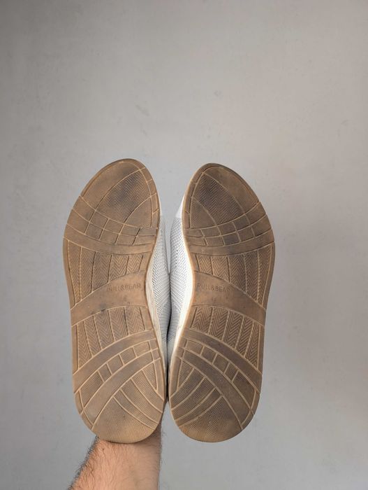 Białe buty sportowe Pull & Bear męskie r. 44