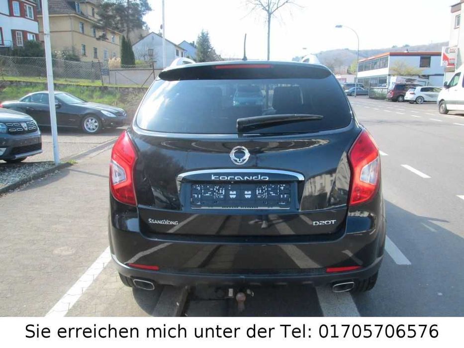 Ssang yong korando uszkodzony