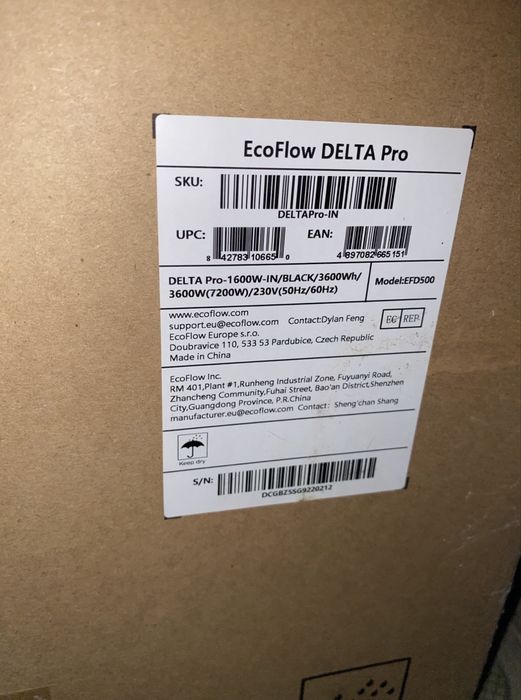 Продам екофлоу 3600