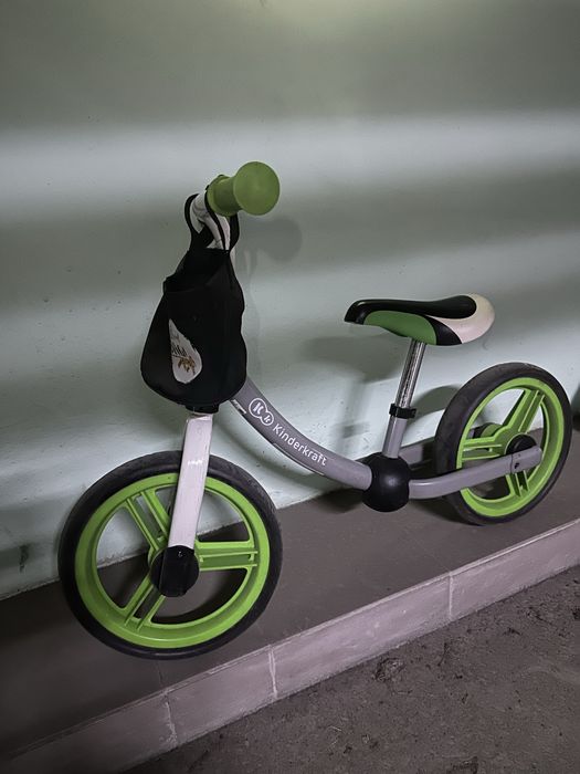 Біговел Kinderkraft 2Way Next Green/Gray
