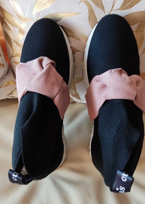 Sapatilhas Cubanas Preto e Rosa