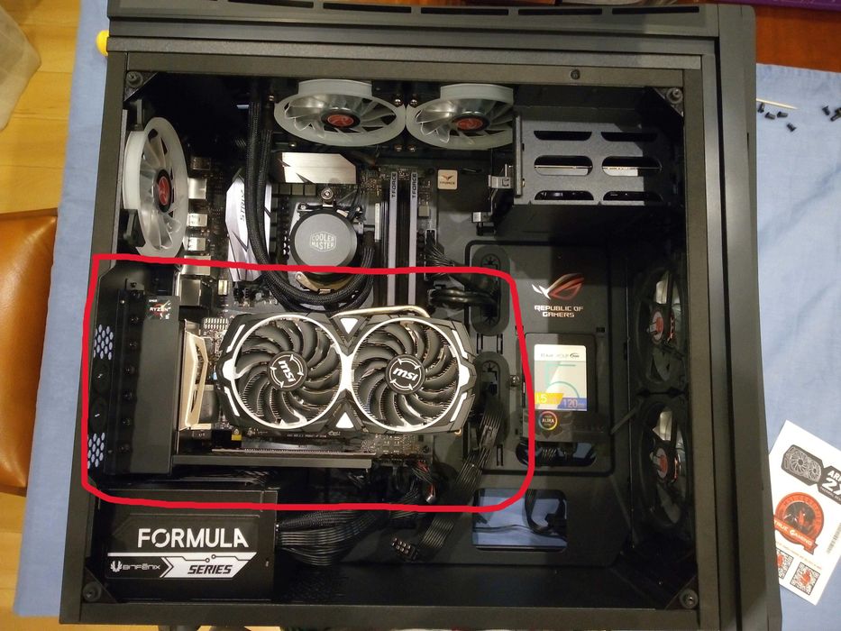 Suporte Vertical CableMod para Placa Gráfica