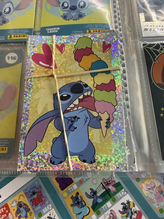 Cartas Stitch Panini (trading cards)