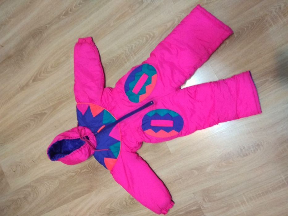 Vintage Kombinezon zimowy dziecięcy