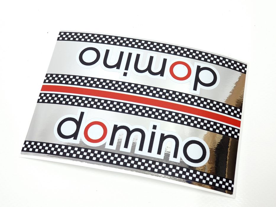 NOWA Naklejka Romet FSM Domino na ramę emblemat napis logo PRL