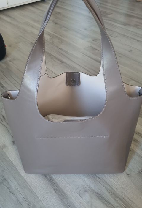 Szara torebka shopper Zara