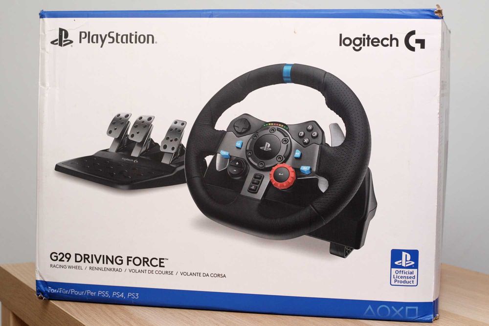 Volante Logitech G29 com pedais + Shifter (novos)