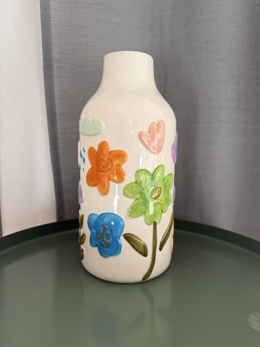 Vaso de cerâmica artesanal