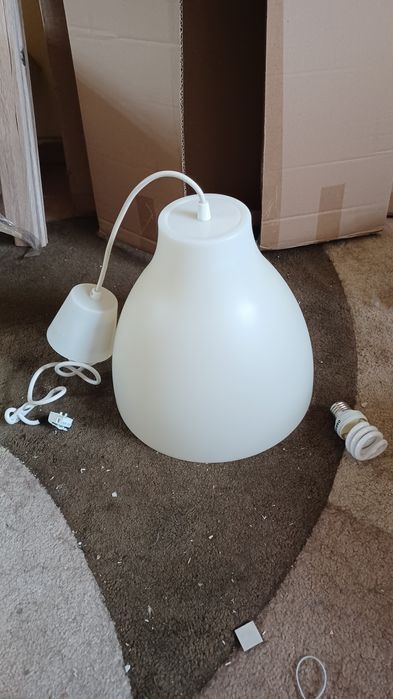 Lampa sufitowa inspire ikea z żarówką