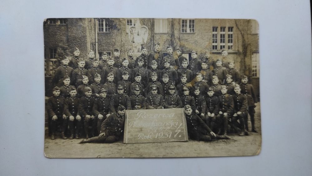 Stare Zdjęcie 1931 Żołnierze koszary Wojsko