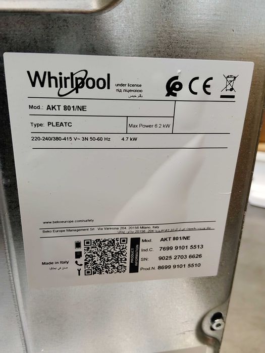 Nowa płyta ceramiczna 4 PALNIKOWA WP AKT 801NE