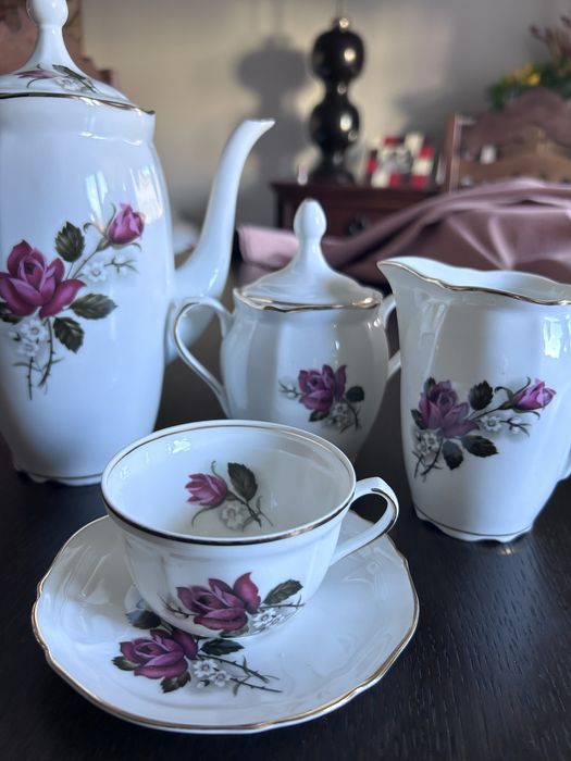 Serviço Café Vista Alegre antigo 15 peças - Novo  - Marca 32