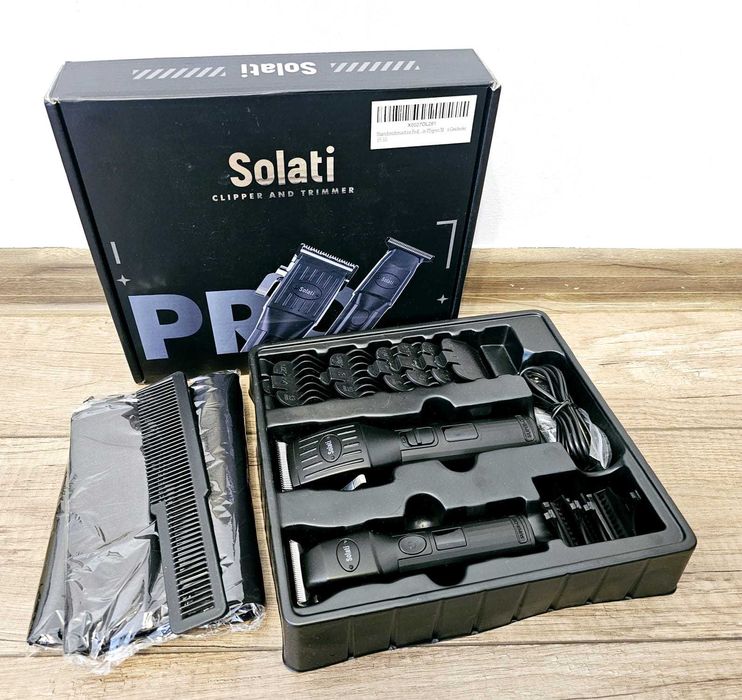 Profesjonalna maszynka do strzyżenia włosów Solati + trymer