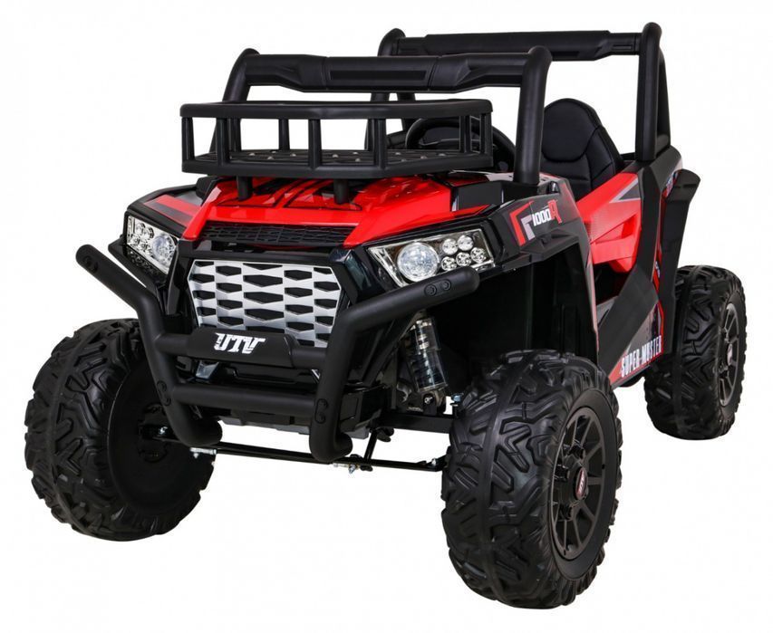 Buggy autko UTV Terenowe Czerwone 4x4 Pilot MP3 LED - EkstraZabawki.pl