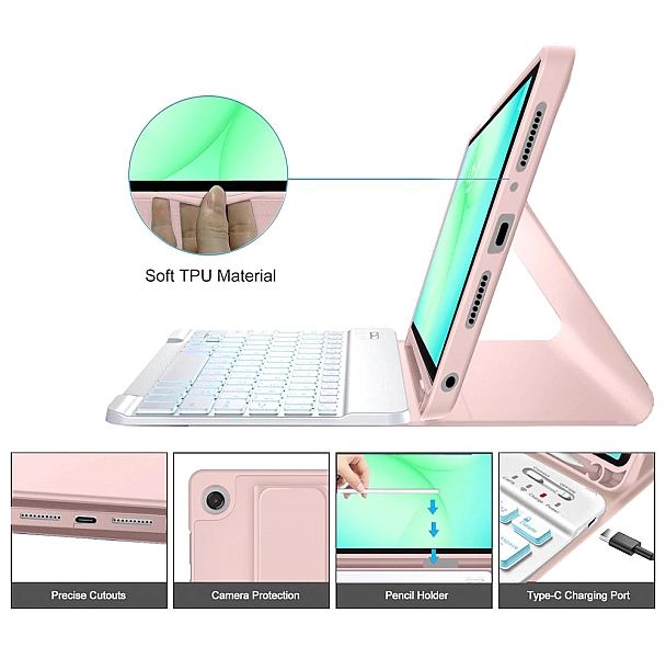 Tech-Protect Sc Pen + Keyboard Galaxy Tab A9+ / A11+ Plus 11.0 X210 /