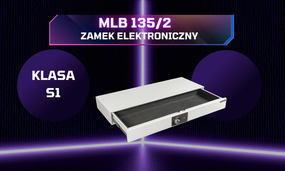 szuflada na broń 135 cm szerokości sejf S1 MLB 135/2 zamek elektronik
