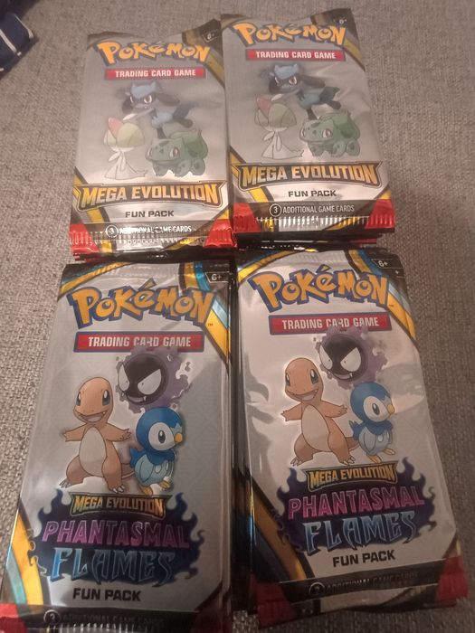 Pokemon TGC Mega Evolution saszetki fun pack cena za 1 saszetke