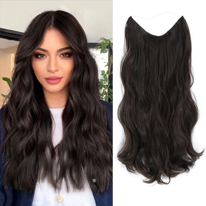 Doczepiane włosy przedłużki do włosów kręcone falowane dla kobiet