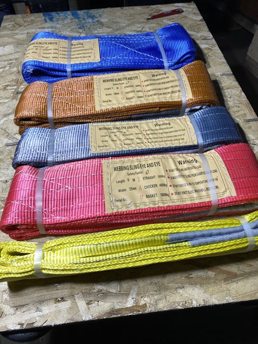 Стропы, чалки, тельфер, лебедка