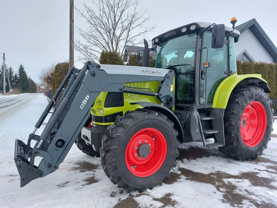 Claas ARES 617 ATZ + QUICKE Q56  Ładowacz QUICKE  Arion 520 630 Axos 340 John deere 6330 6230 Ares 656