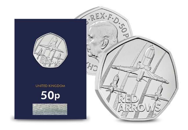 Red Arrows 50p 2025 BU ANGLIA