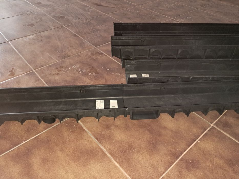 Calha em PVC 100x10