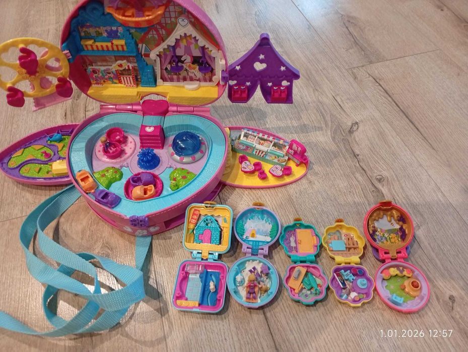 Polly Pocket Plecak Park rozrywki i mini polly pocket