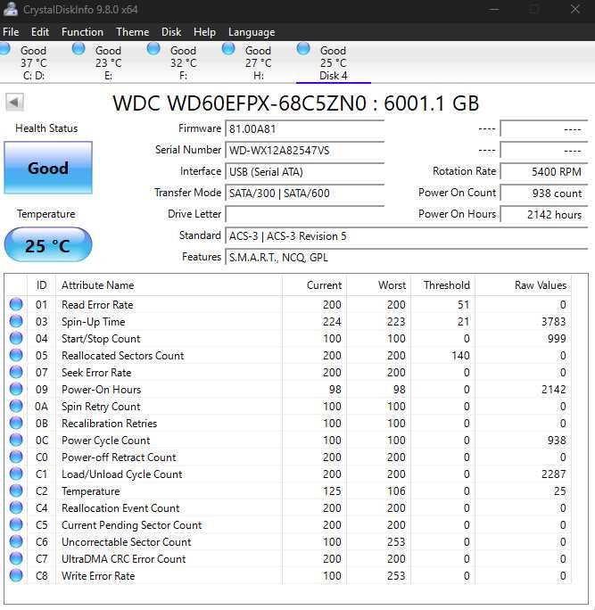 Dysk WD Red Plus 6TB NAS HDD | Stan Idealny | 2000h