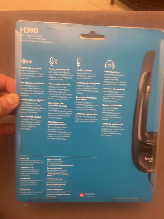 Słuchawki przewodowe logitech