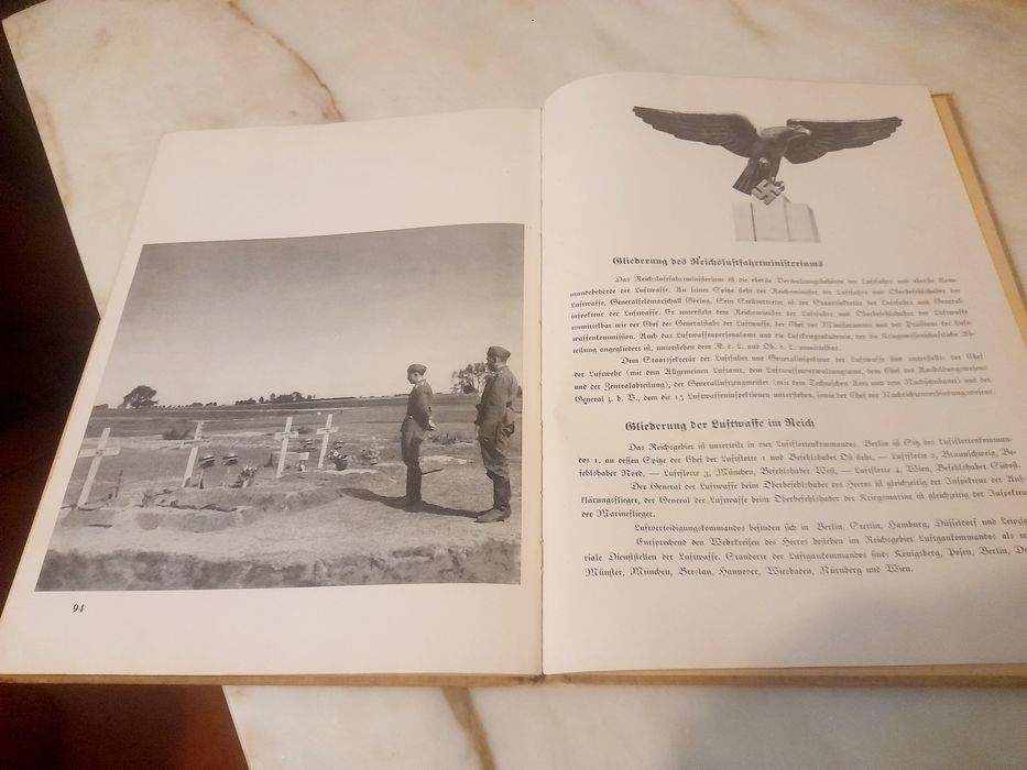 Livro Alemão Die Deutsche Luftwaffe Força Aérea Alemã 1940