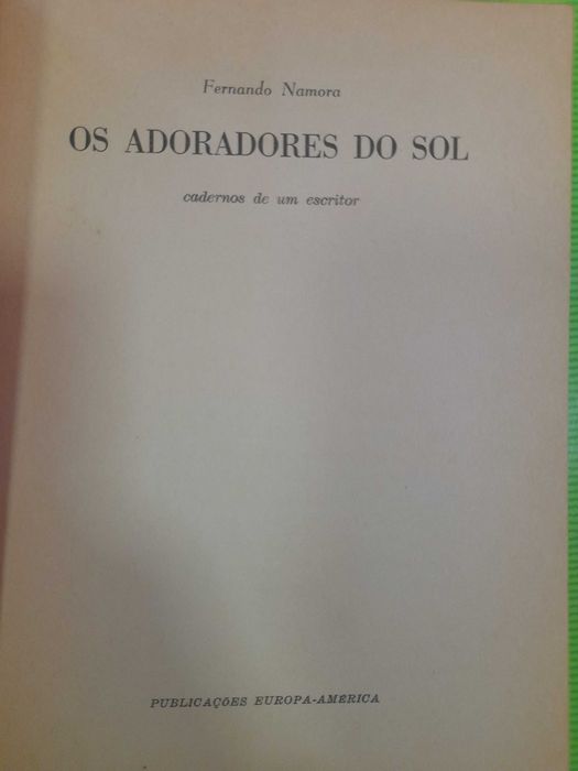Livros antigos de autores conhecidos
