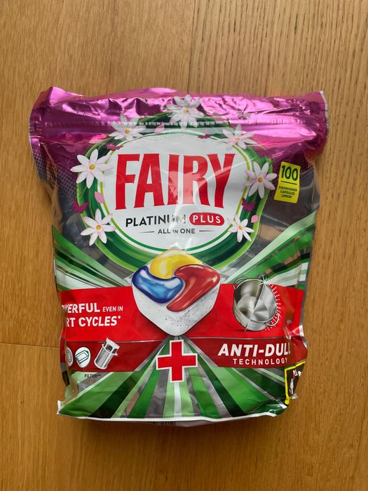 Tabletki Kapsułki zmywarki Fairy platinum plus 100 szt
