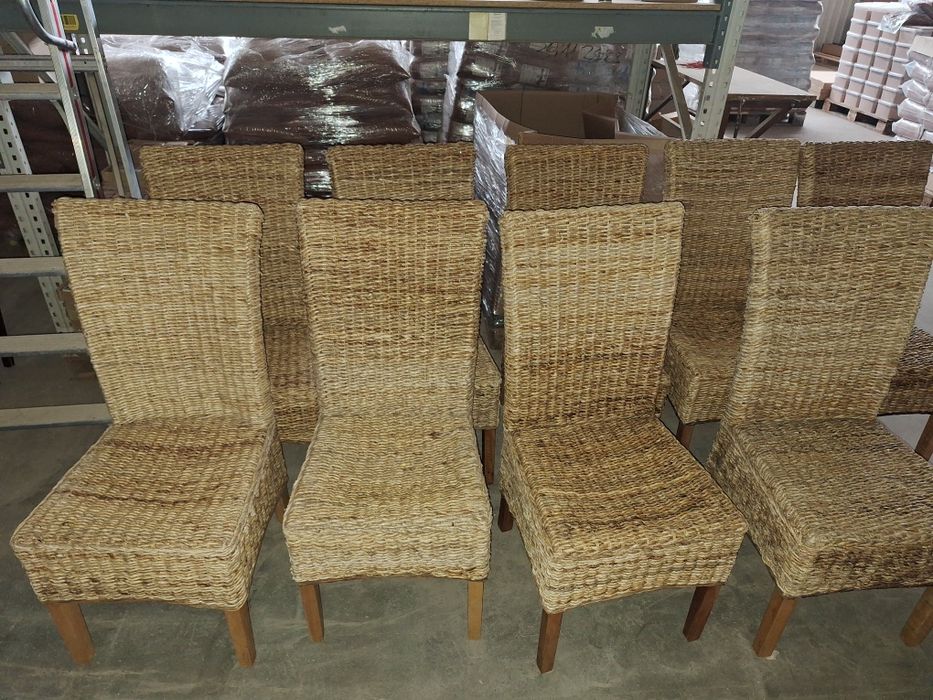 Krzesła ratanowe wiklinowe Jysk Torring