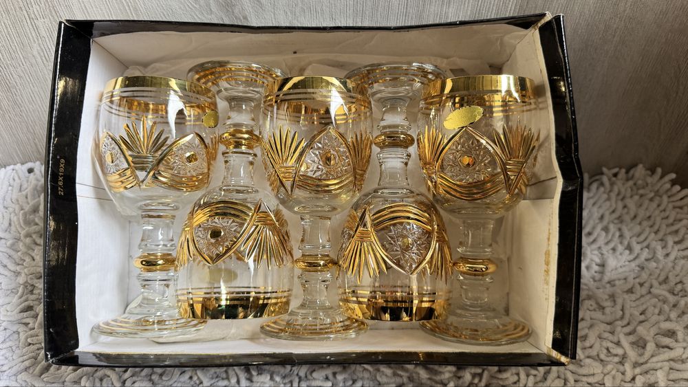 Kieliszki zdobione Sugar Co