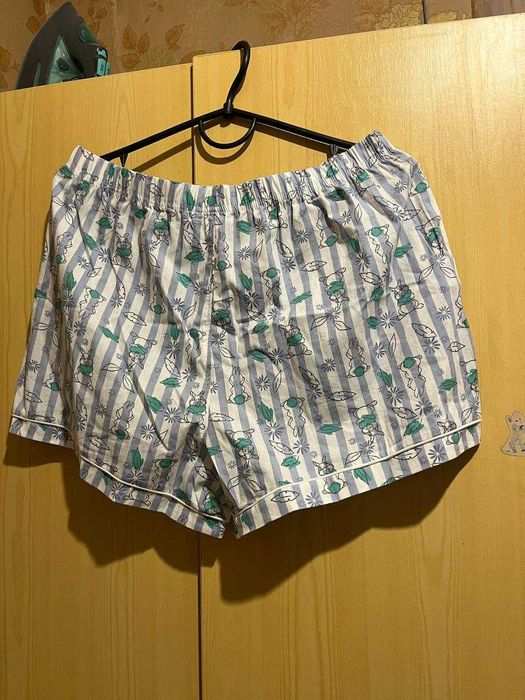 Жіночий піжама рубашка шорти у смужку Disney M-L