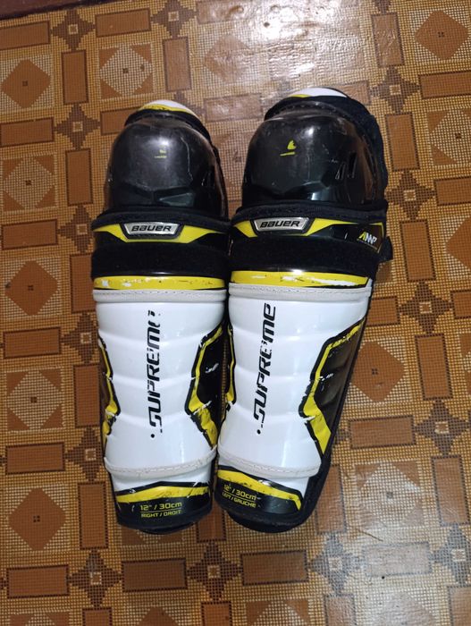 Хоккейные щитки юниорские, размер 12, бу