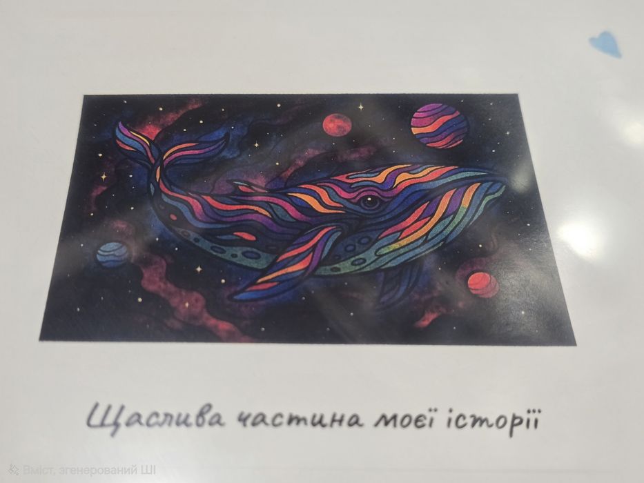 Велика унікальна картина за номерами Кит 60 на 40 см