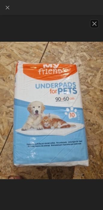 maty podklady higieniczne dla zwierząt. 60x90 cm 10 szt w paczce.
